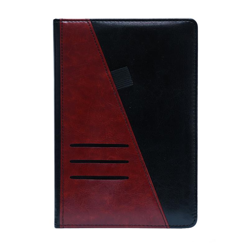 Red and Black - Premium Quality Soft Thermal PU Notebook